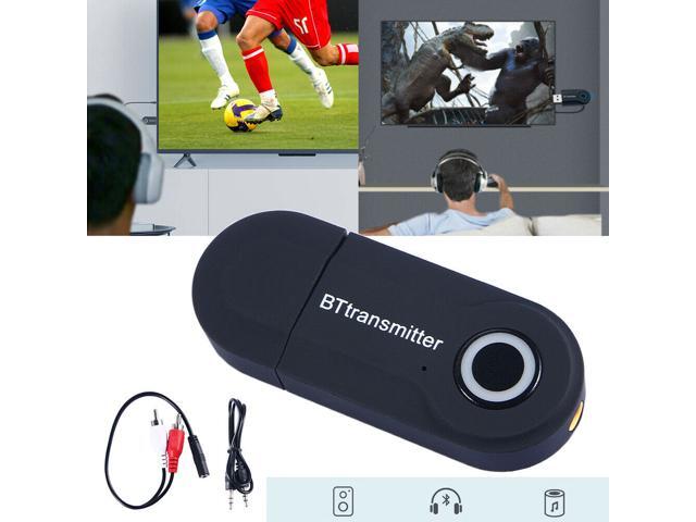 Wireless Bluetooth 5.0 Transmitter A2DP Audio RCA to 3.5mm AUX + USB Adapter