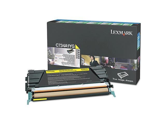 C748 YELLOW HIGH YIELD RETURN PROGRAM TONER CARTRIDGE