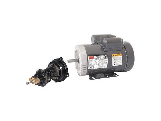 DAYTON 41TK09 RotaryGearPump,CI,3/8'InletDia,1-1/2hp