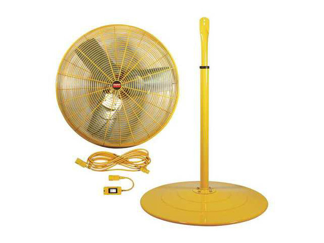 DAYTON 7DJ29 High-Visibility Industrial Fan 24' Non-Oscillating, 115VAC,