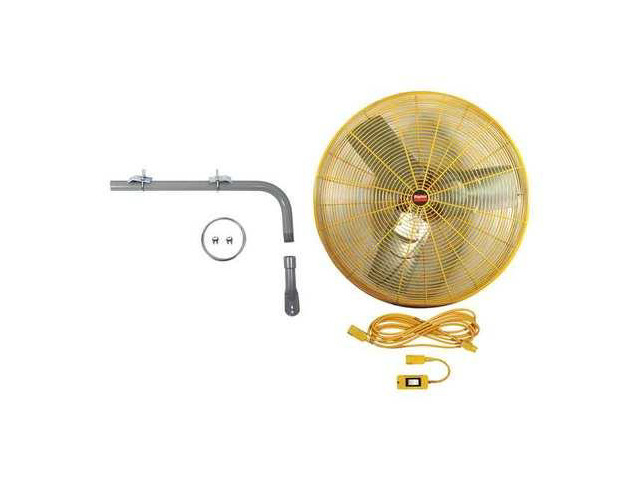 DAYTON 7DJ28 High-Visibility Industrial Fan 24' Non-Oscillating, 115VAC,