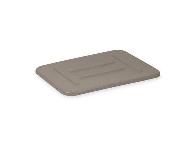 RUBBERMAID COMMERCIAL FG364800GRAY Bus/Utility Box Lid, Gray, Plastic