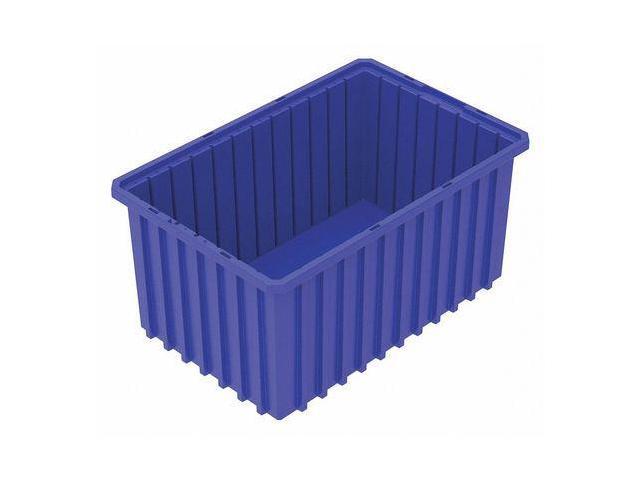 AKRO-MILS 33168BLUE Industrial Grade Polymer, Divider Box, Blue, 16 1/2 in L, 8
