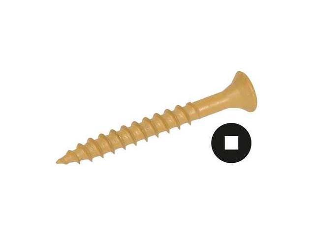 Photos - Other for repair ZORO SELECT U25140.016.0300 Wood Screw, #8, 3 in, Zinc Plated Steel Flat H