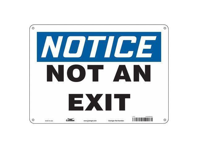 Photos - Chandelier / Lamp CONDOR 480P09 Safety Sign, 10 in x 14 in, Aluminum 