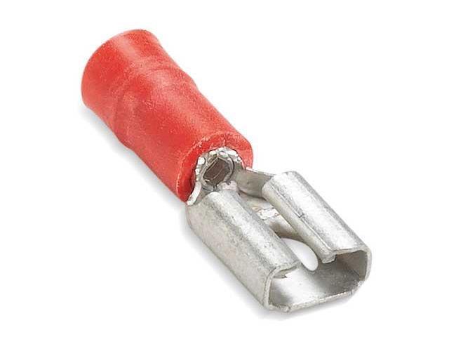 STA-KON 18RAD-182 Female Disconnect, Red, 22-18AWG, PK100