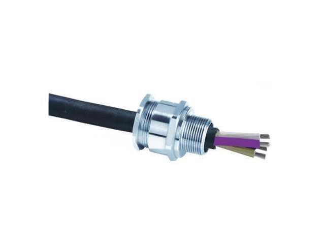 APPLETON ELECTRIC 2016A2F0505 Connector,Brass,L - Strain Relief 1.02in
