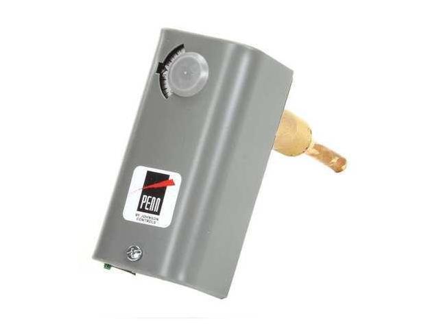 JOHNSON CONTROLS A19ABC-39C Line Volt Mechanical Tstat, Open/Close on Rise,