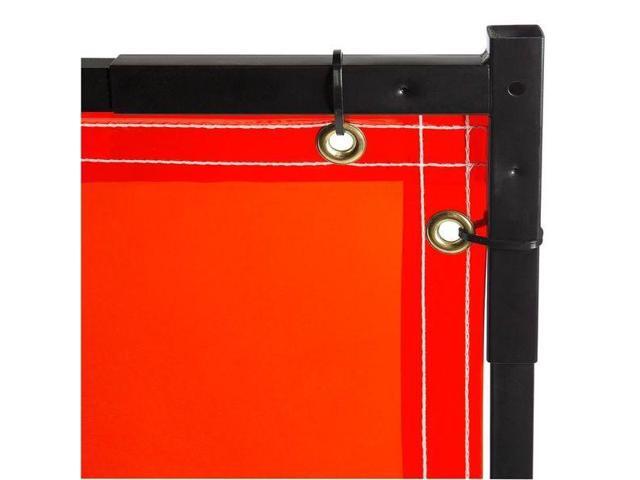 STEINER 538-4X6 Welding Screen, Transparent Vinyl, 6 ft W., 4 ft. H., 13 oz/sq