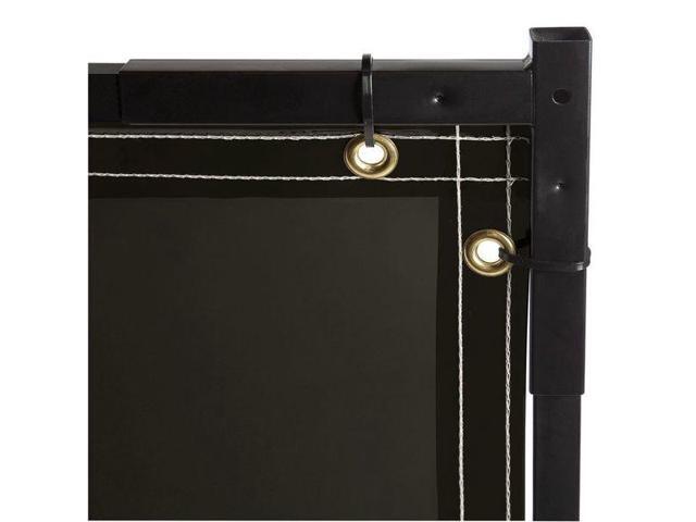 STEINER 532-6X8 Welding Screen, Transparent Vinyl, 8 ft. W., 6 ft. H., 13 oz/sq