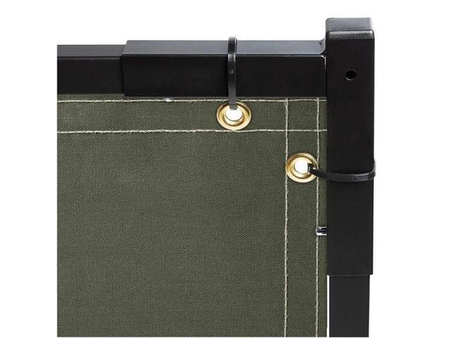 STEINER 501HD-6X6 Welding Screen, Vinyl, 6 ft. W., 6 ft. H., 12 oz/sq yd, 350