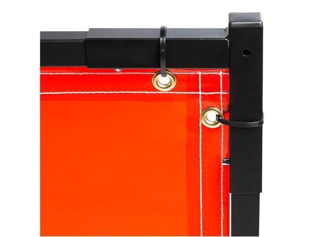 STEINER 538HD-4X6 Welding Screen, Transparent Vinyl, 8 ft W., 4 ft. H., 13