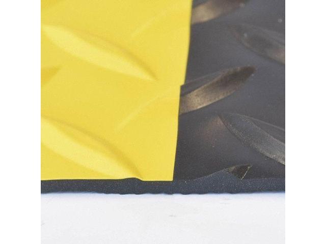 NOTRAX 975S0023BY Antifatigue Mat, 3 ft. L x 2 ft. W, 3/4' Thickness, Vinyl,