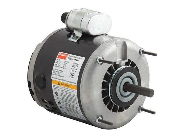 DAYTON 4YU19 Motor,PSC,1/8 HP,860 RPM,115V,48,Open