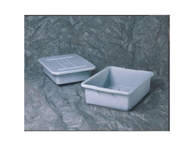 RUBBERMAID COMMERCIAL FG364800GRAY Bus/Utility Box Lid, Gray, Plastic