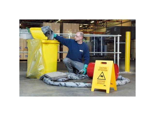 BRADY SKA55-TAA Spill Kit, 38 gal Volume Absorbed per Kit, 55 gal Capacity,