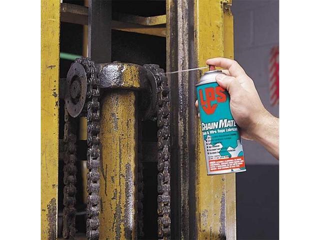 LPS 02416 Chainmate Chain and Wire Lubricant, 11 Oz Aerosol Can, Black