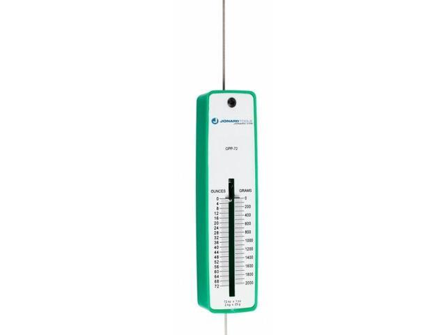 JONARD TOOLS GPP-72 Push Pull Force Gauge,0 to 72 Oz