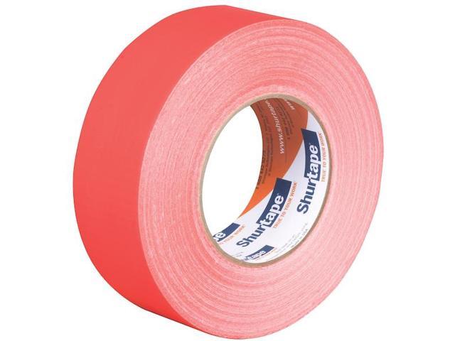 Shurtape PC 619 Specialty Grade, Fluorescent Cloth Duct Tape, 48mm x 55m, Fluorescent Orange, 1 Roll 101639