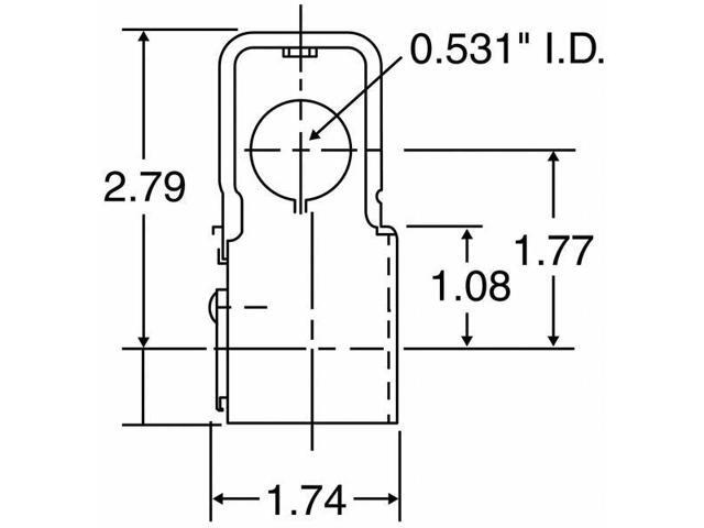 DAYTON 015388 Solenoid Valve Coil,24VDC,4W