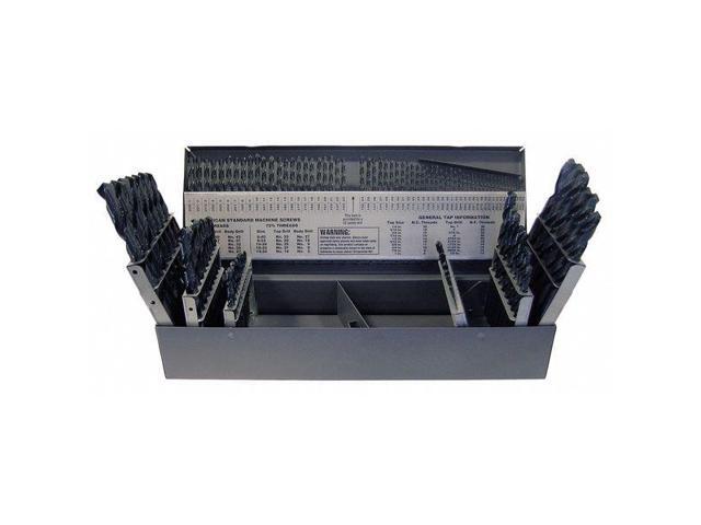 CHICAGO-LATROBE 57717 80PC 118 Deg General Purpose Jobber Lengh Drill Set