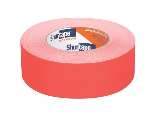 Shurtape PC 619 Specialty Grade, Fluorescent Cloth Duct Tape, 48mm x 55m, Fluorescent Orange, 1 Roll 101639