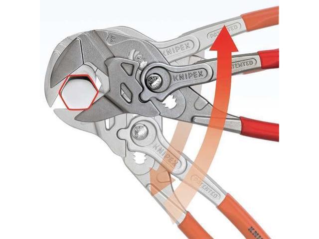 KNIPEX 86 03 250 SBA 10 in Knipex Cobra Straight Jaw Plier Wrench Smooth,