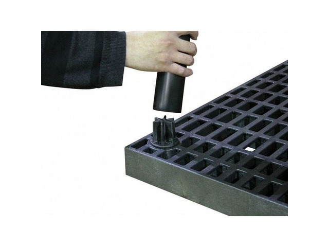 STRUCTURAL PLASTICS S3624X3 Freestanding Plastic Shelving, Open Style, 24 in D,