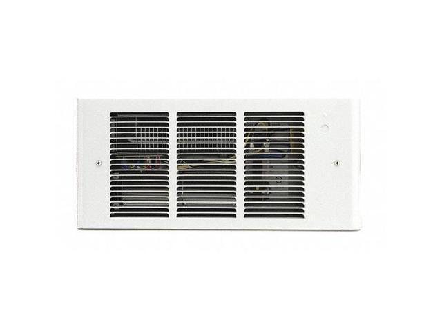 DAYTON 3UG19 Recessed Electric Wall-Mount Heater, Recessed, 1800/1350/900/450,