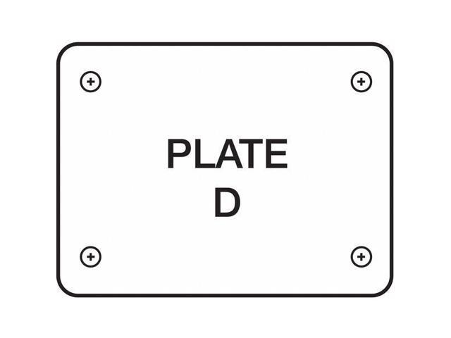 ZORO SELECT 1NVP5 Swivel Plate Caster,Poly,8 in.,1000 lb.