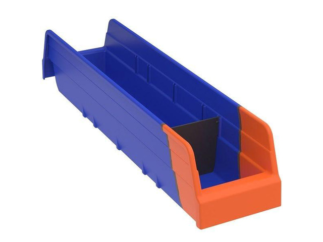 AKRO-MILS 40442 Plastic Divider, Black, 3 7/16 in L, 2 7/8 in H, 12 PK