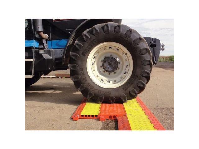 LINEBACKER CP1X225-GP-DO-O Cable Protector, 3 in H, 38-1/2 in L, 14-1/4 in W, 1