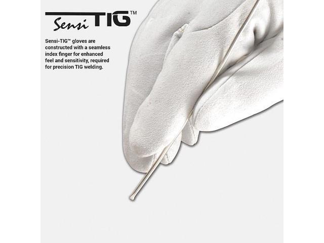 STEINER INDUSTRIES 0228-M Welding Gloves,TIG Application,Beige,PR