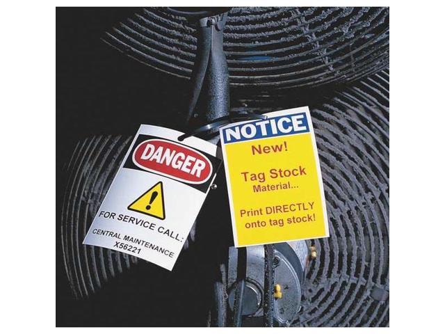 BRADY 113109 Label Tape Cartridge, White, Labels/Roll: Continuous