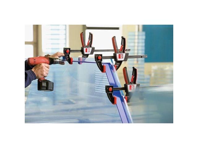 BESSEY EZS30-8 12' Bar Clamp, Plastic Handle and 3 1/2 in Throat Depth
