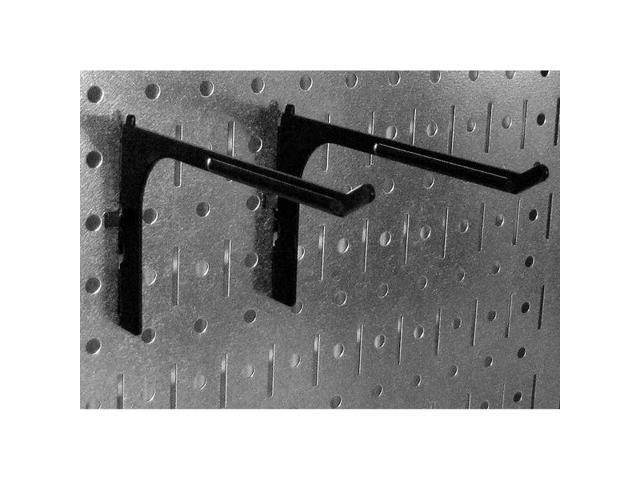 WALL CONTROL 35-P-3248BK Pegboard Panel, Round 1/4 in Holes, 1 in Hole Spacing,