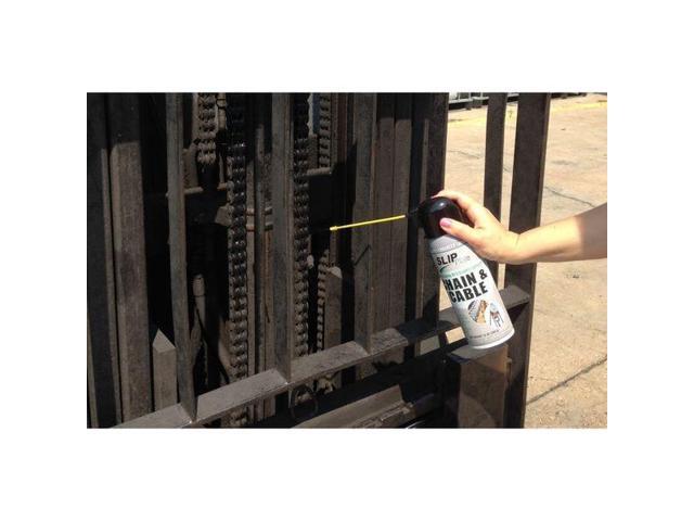 SLIP PLATE CHAINCABLE-6CS 12 oz, Aerosol Can, Mineral Oil, Black