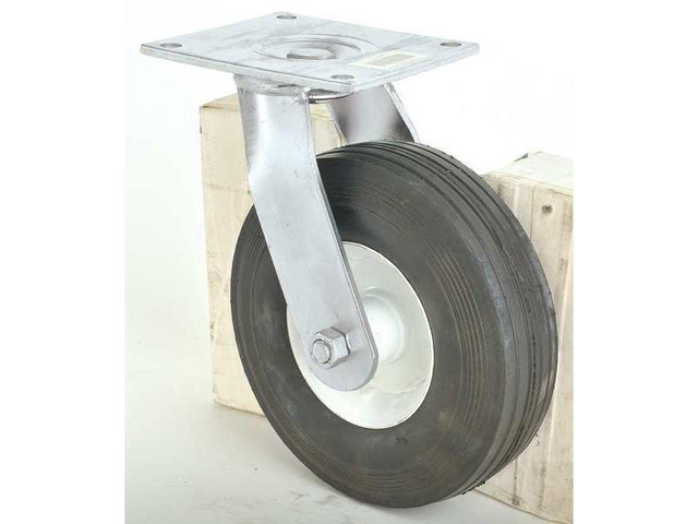 ZORO SELECT 3G119 Swivel Semi-Pneumatic Caster,8 in,350 lb