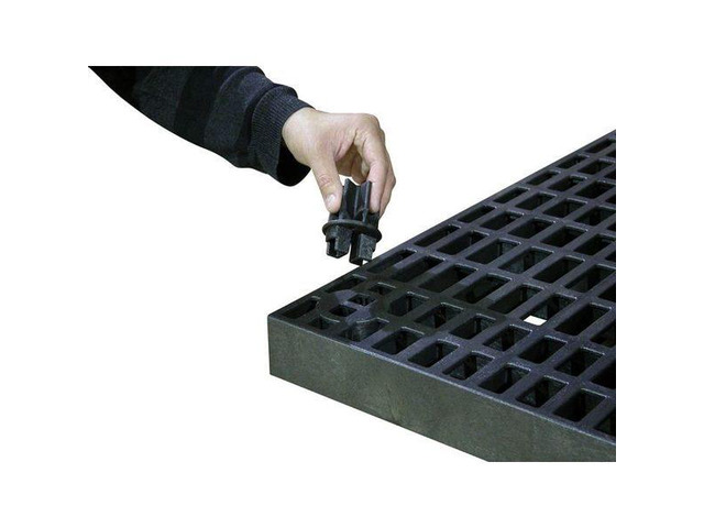 STRUCTURAL PLASTICS S3624X3 Freestanding Plastic Shelving, Open Style, 24 in D,