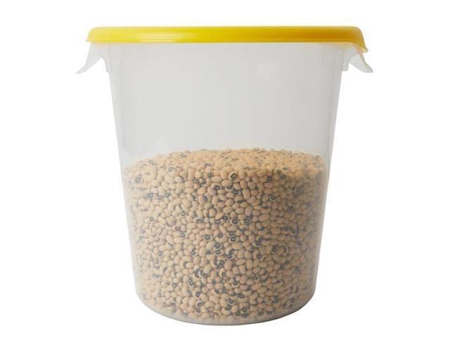 RUBBERMAID COMMERCIAL FG572424CLR Round Storage Container, 8 qt