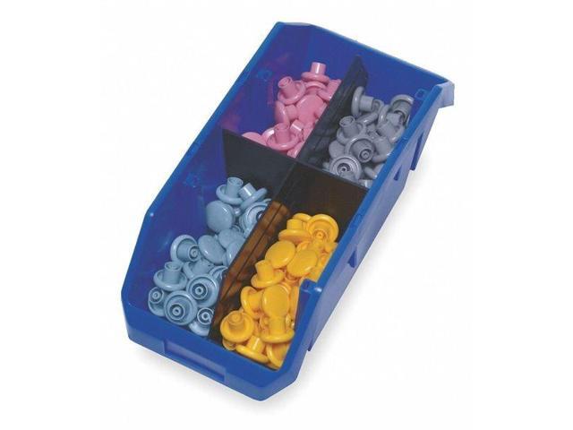 QUANTUM STORAGE SYSTEMS CD1265 Black, Plastic Divider, 10 PK