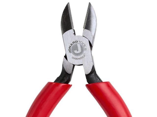 JONARD TOOLS DIABVNOTCH 5 1/8 in Diagonal Cutting Plier Flush Cut Uninsulated