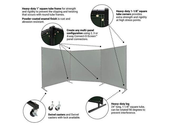 STEINER 533HD-6X8 Welding Curtain,8 ft. W x 6 ft. H,150Deg