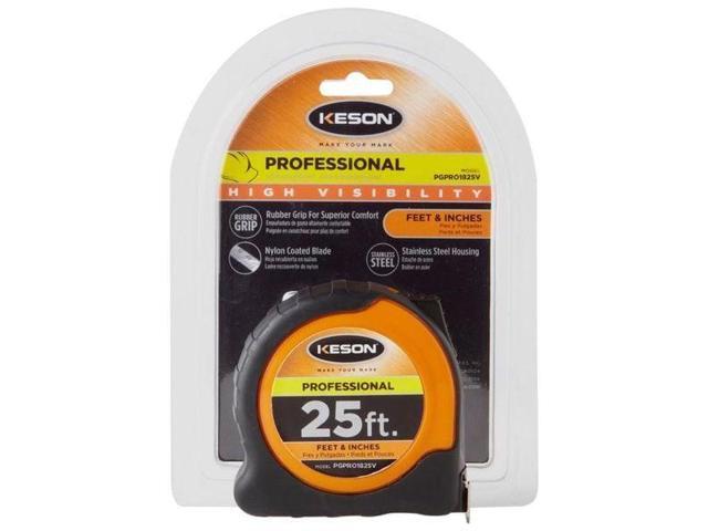 KESON PGPRO1825V 25 ft Tape Measure, 1 in Blade