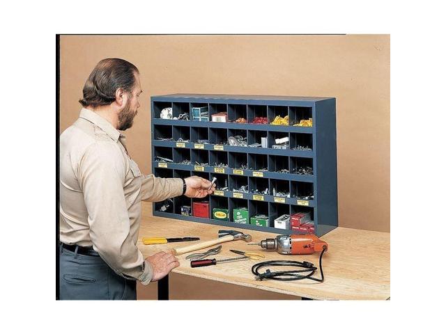 DURHAM MFG 360-95 Prime Cold Rolled Steel Pigeonhole Bin Unit, 12 in D x 42 in