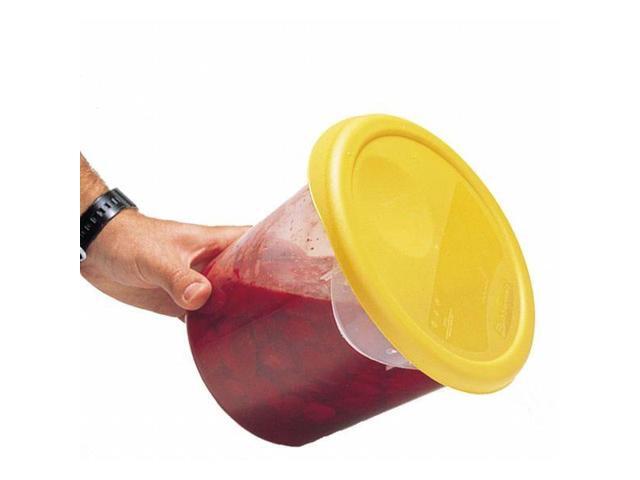 RUBBERMAID COMMERCIAL FG572424CLR Round Storage Container, 8 qt