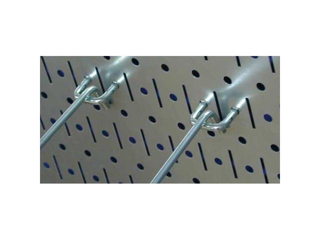 WALL CONTROL 35-P-3248BK Pegboard Panel, Round 1/4 in Holes, 1 in Hole Spacing,