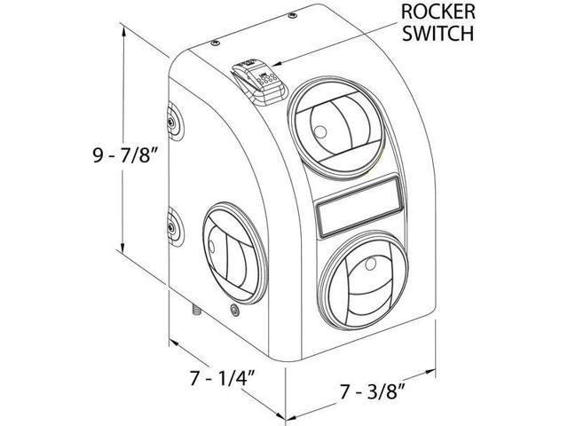 MARADYNE 4000-12V DC Auxiliary Heater,12V,10A,30W,9-7/8inH
