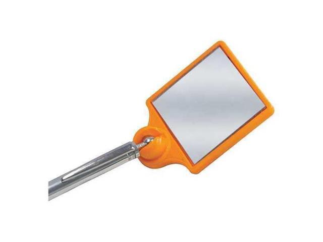 Square Inspection Mirror, 2 x 2 Mirror Size (In.), 6-1/4 to 28 Length (In.)