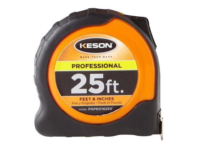 KESON PGPRO1825V 25 ft Tape Measure, 1 in Blade